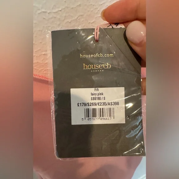 NWT House of CB FIFI Fairy Pink Bandage Maxi Dress - Picture 13 of 14